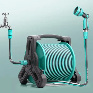 Heavy Duty Portable 20m Retractable Water Hose Reel Wall Mount Garden Hose Reel High Pressure Hose Reel