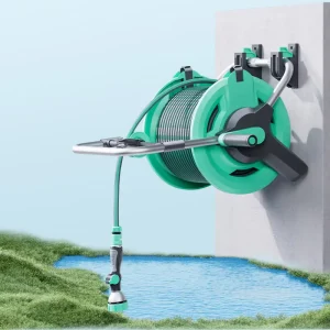 Heavy Duty Portable High Pressure Retractable Wall Mount Household Garden Reel Set Hose Pipe Reel for Home Garden Use