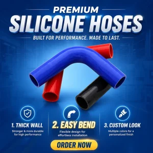 Heavy Duty Silicone Elbow Bend Pipe High Temp High Pressure Silicone Hose for Car Truck