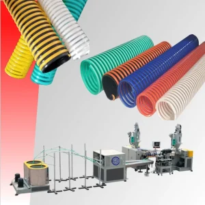Heavy Duty Tiger Hose Making Machine PVC Spiral Helix Reinforced Suction Hose Extrusion Line for Water Sand Suction