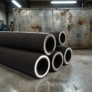 Heavy Duty Wire Braided Hydraulic Rubber Hose SAE R2AT PSI Inch NBR Inner Weather Proof Cover for Industrial Oil Transfer System