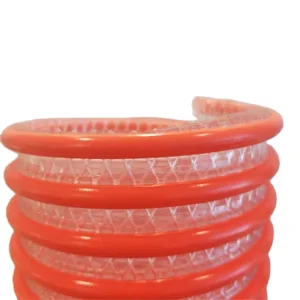 Helix Corrugated PVC Polyester Reinforced Vacuum Suction Delivery Hose 6 8 Inch Fiber Reinforced Suction Hose for Water Pump