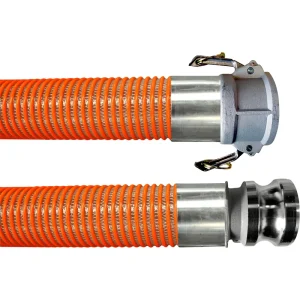 Helix Flexible PVC Suction Hose with Coupling for Caravan Sewage Drain Water Grit High Pressure 10-65MPa Industrial Use