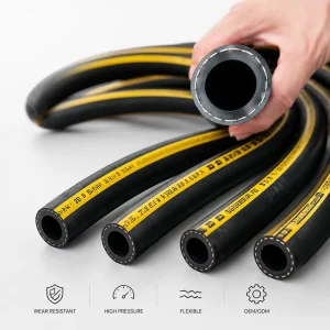 High Abrasion Sandblasting Hose With NR+BR Inner Lining For Extreme Wear Resistance