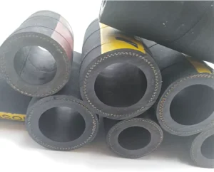 High-Durability Black Sandblasting Rubber Industrial Water Hose Nylon Cord Layers Reinforcement SBR Material Custom Cutting