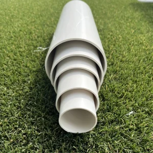 High Durable Water Supply White Gray Color Wear Resistance PVC Plastic Tubes For Agriculture