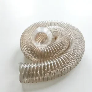 High Flexibility Lightweight Eco Friendly Transparent Polyurethane Duct Tube 15m Length
