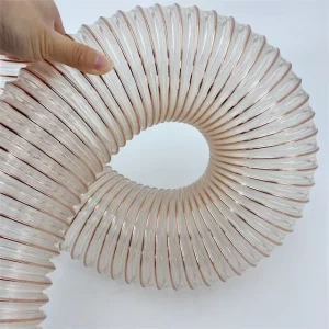 High Flexible And Compressible Polyurethane Steel Wire Hose PU Duct Hose