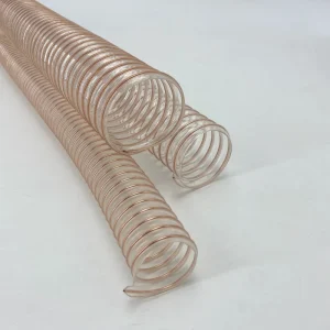High Flexible Polyurethane Lay Flat Hose Pipe Made PU Steel Wire Duct Hose