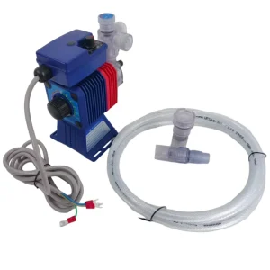 High Flow Diaphragm Solenoid Dosing Pump 15L H 1.1 MPa Pressure PVDF Pump Head Food Grade 2m Suction for Industrial