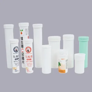High Grade Custom 84mm 92mm 99mm 96mm 133mm 144mm Height White Empty pp Effervescent Tube with Cover
