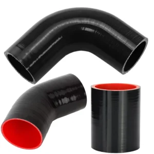High Performance Black Straight 45 90 Degree Silicone Hose Turbo Intake Intercooler Piping Tube Silicone Coupler Hose Pipe