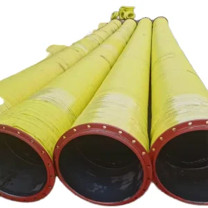 High Performance Large Diameter Rubber Hose for Water Excavator Dock Oil Slurry Applications Custom Cutting Color Service