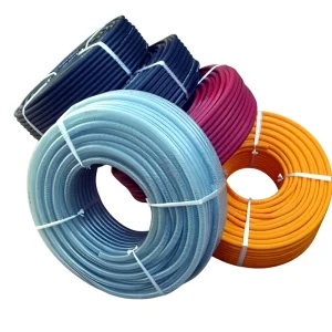 High Performance PVC Smooth Oxygen Acetylene Hoses UV Resistant Weatherproof 10mm Diameter Outdoor Industrial Welding Gas