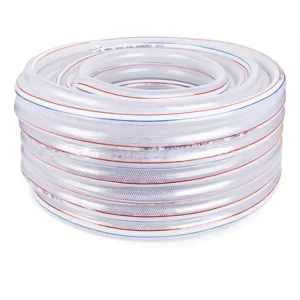 High Pressure 1 inch PVC Fiber Reinforced Flexible Transparent Braided Hose 6mm 16mm 20mm