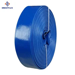 High Pressure 1.5 2 3 4 5 6 8 12 Inch PVC Water Soft Flexible Lay Flat Layflat Hose Pipe for Agriculture Irrigation System