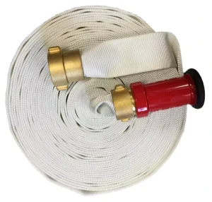 High Pressure 1.5inch 2.5inch EPDM Lining Double Jacket Fire Hose With Fire Hose Coupling 300/400psi For Fire Fighting Equipment