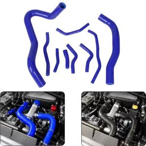 High Pressure 16inch Racing Coolant Tube Auto Flexible Rubber Silicone Radiator Hose Kit for Car