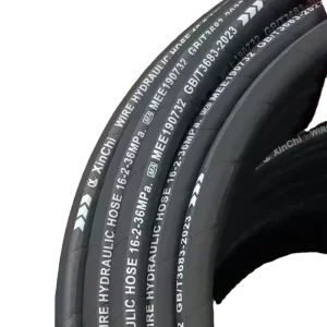 High Pressure 1in Diameter Synthetic Rubber Hose Customizable Size Length Professional Quality for Water Jet Washing Machine