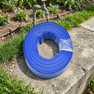High Pressure 2inch PVC Layflat Garden Hose Anti Corrosion UV Resistant 100m Length Flexible Durable for Irrigation