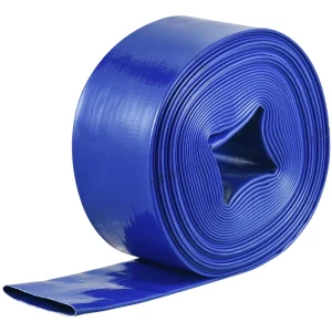 High Pressure 3 4 6 8 Inch PVC Irrigation Flat Hose Flexible Heavy Duty Agricultural Water Hose 8 Bar Customizable Cutting