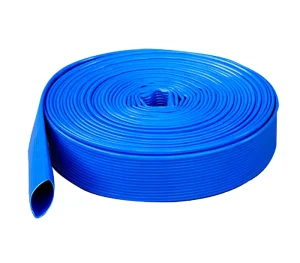 High Pressure 4 BAR 77mm PVC Layflat Hose Polyester Yarn Jacket Anti UV Anti Abrasion H Model Garden Hose Reels