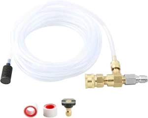 High Pressure 4000 PSI Brass Chemical Injector Kit Adjustable Soap Dispenser 1/4 Inch Brass Soap Nozzle 16 Ft Car Washers