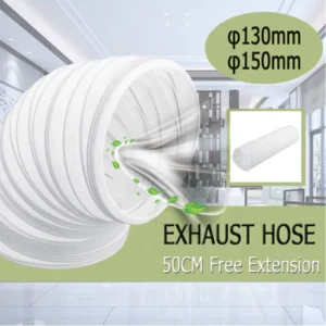 High Pressure 5 Inch Flexible AC Portable Air Conditioner Exhaust PP Duct Hose
