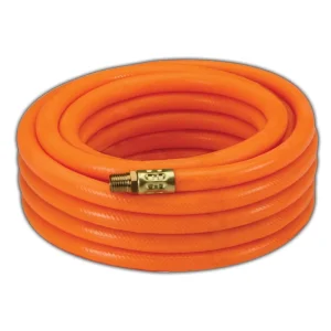 High Pressure Air Hose 20 Bar Flexible PVC 100m Length Durable Soft Water Gas Hose Thread Connection Polyester Material Industry