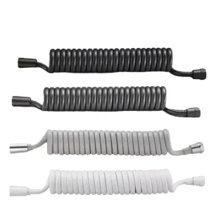 High Pressure Bidet Hose Plastic with Brass Water Plumbing Toilet Bidet Shower Head Accessory for Bathroom