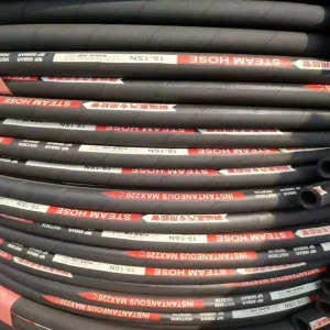 High Pressure Black NBR Acid and Alkali Resistant Steel Braided Water Steam Hose