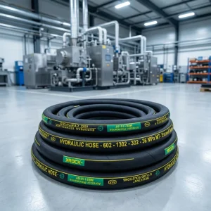 High Pressure Black Rubber Hose 40C to +100C Working Temperature