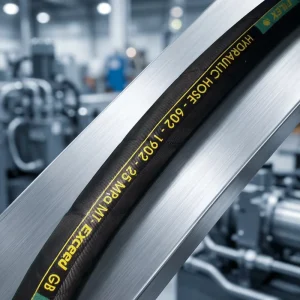 High Pressure Black Rubber Hose with 40C to +100C Temperature Range