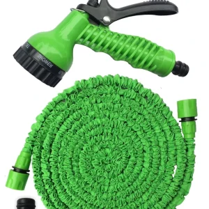 High Pressure Car Wash Gun Water Garden Hose Set Cross Border Magic Retractable Hose Made of Durable Plastic