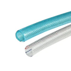 High Pressure Clear PVC Fiber Plastic Hose Nylon Braided Garden Irrigation Water Hose PVC Hose with High Visibility Durability