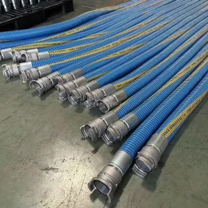 High Pressure Composite Fuel Oil Delivery Flexible Bunker Hose PTFE Material for Unloading Tanker Bunkering Composite Suction