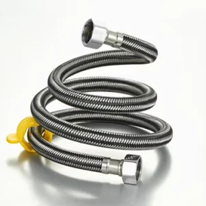 High Pressure Customized Wire Braided Stainless Steel Flexible Hose Pipe For Bathroom And Kitchen Use