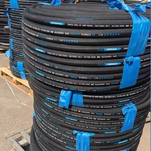 High Pressure DIN EN 856 4SP Wire Hydraulic Rubber Hose for Delivery and Agriculture Durable Assembly