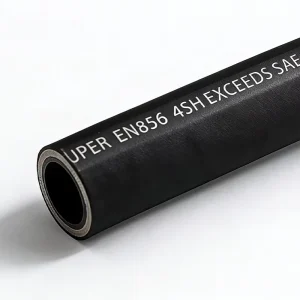 High Pressure Double Layer Steel Wire Braided Hydraulic Hose Assembly with Nitrile Oil Pipe Customizable