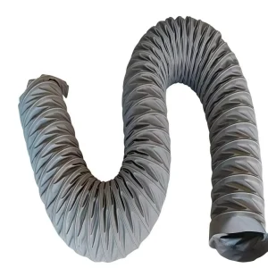 High Pressure Durable 10m Nylon Air Duct Hose 100mm Industrial Flexible Light Weight Non Toxic Fire Resistant for AC Air