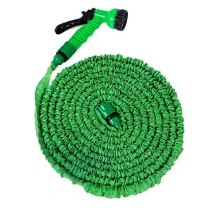 High Pressure Durable 3/4” Garden Watering Hose (25-100FT Customizable Length) Latex TPR Material for Car Washing Pet Bathing