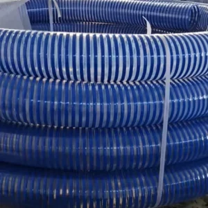 High Pressure Durable 3″ 4″ PVC Smooth Industry Suction Vacuum Drain Hose Flexible Water & Oil Conveyance ROHS Certified