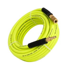 High Pressure Durable 9.5mm x 15mm PVC Air Hose with Oil Resistant Abrasion Protection and Connector