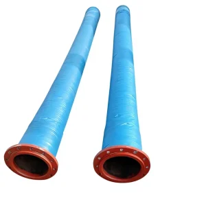 High Pressure Durable Large Diameter Water Suction and Discharge Rubber Hose with Flange Wear Resistance Flexible