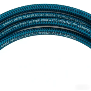 High Pressure Eco Friendly PVC Air Hose Non Kinking 3 Layer Polyester Fiber Reinforced Lightweight Anti UV for Air Compressors