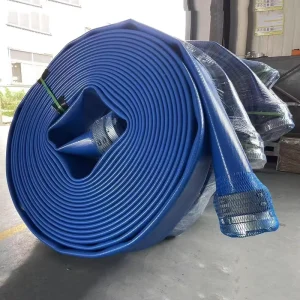 High Pressure Flexible 200psi 12inch 200m Black Durable TPU Layflat Agriculture Irrigation Polyurethane Hose
