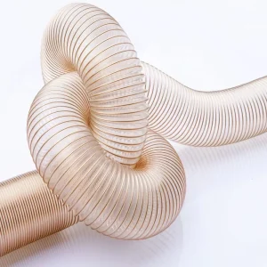 High Pressure Flexible Copper Steel Wire Reinforced PU Ventilation Vacuum Air Duct Hose