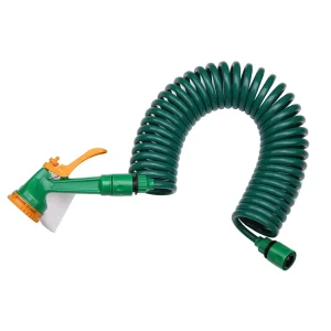 High Pressure Flexible Expandable EVA Recoil Air Hose Plastic Garden Hose with 7 Functions Garden Guns for Gardening