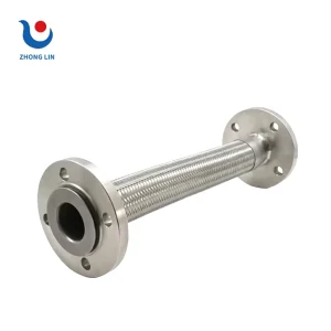 High Pressure Flexible Flanged Polished Metal Braided Hydraulic Hose 304 Stainless Steel Corrugated ANSI JIS DIN ASME