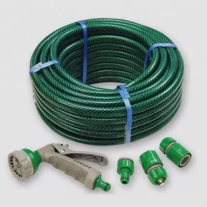 High Pressure Flexible PVC Garden Water Hose Pipe 1/2″ 3/4″ 1″ for Home Gardening Irrigation Car Washing